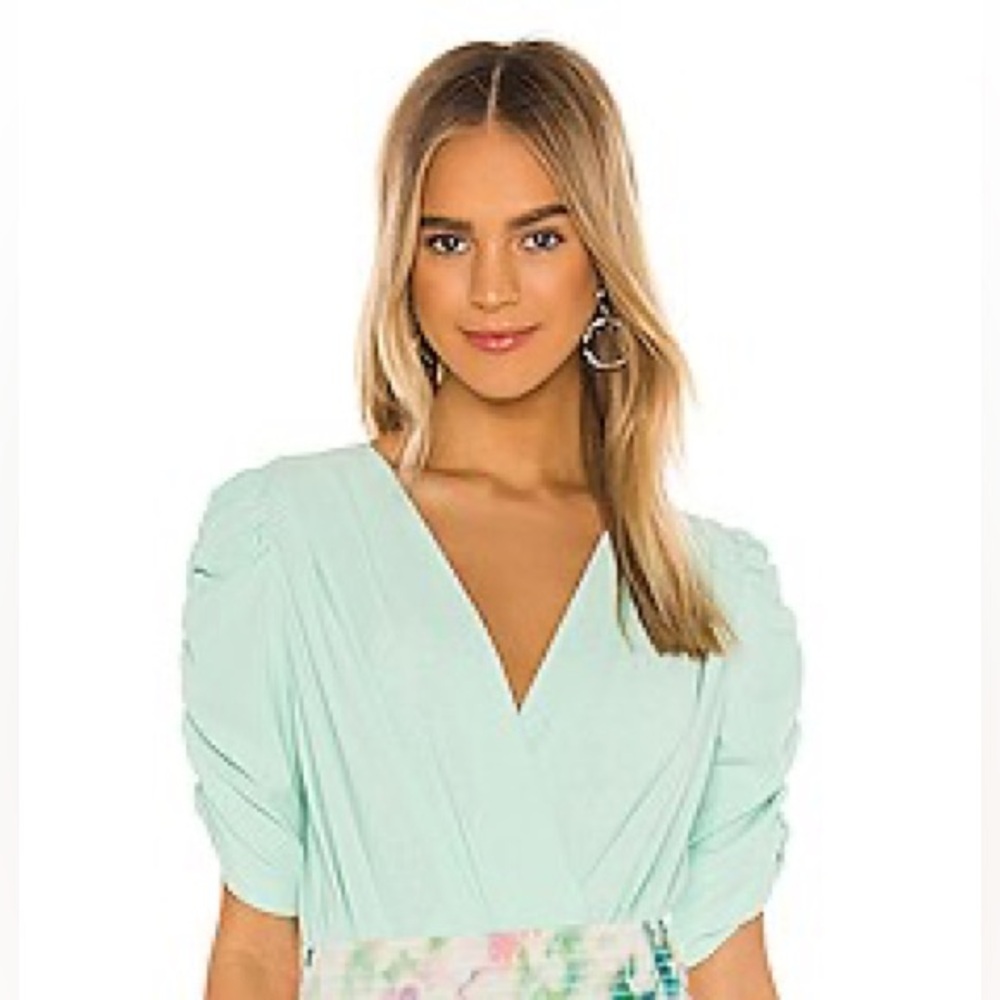 Amanda Uprichard Bodysuit in Seamist